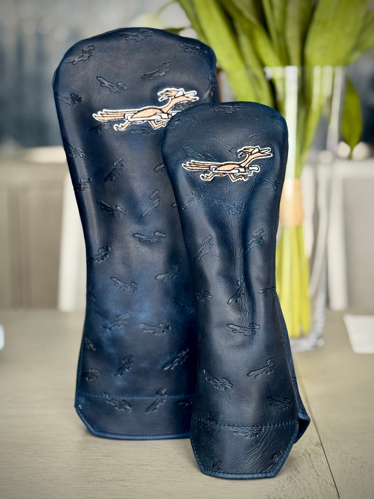 Beep! Dancing - Leather Debossed Embroidered Driver/Fairway Cover