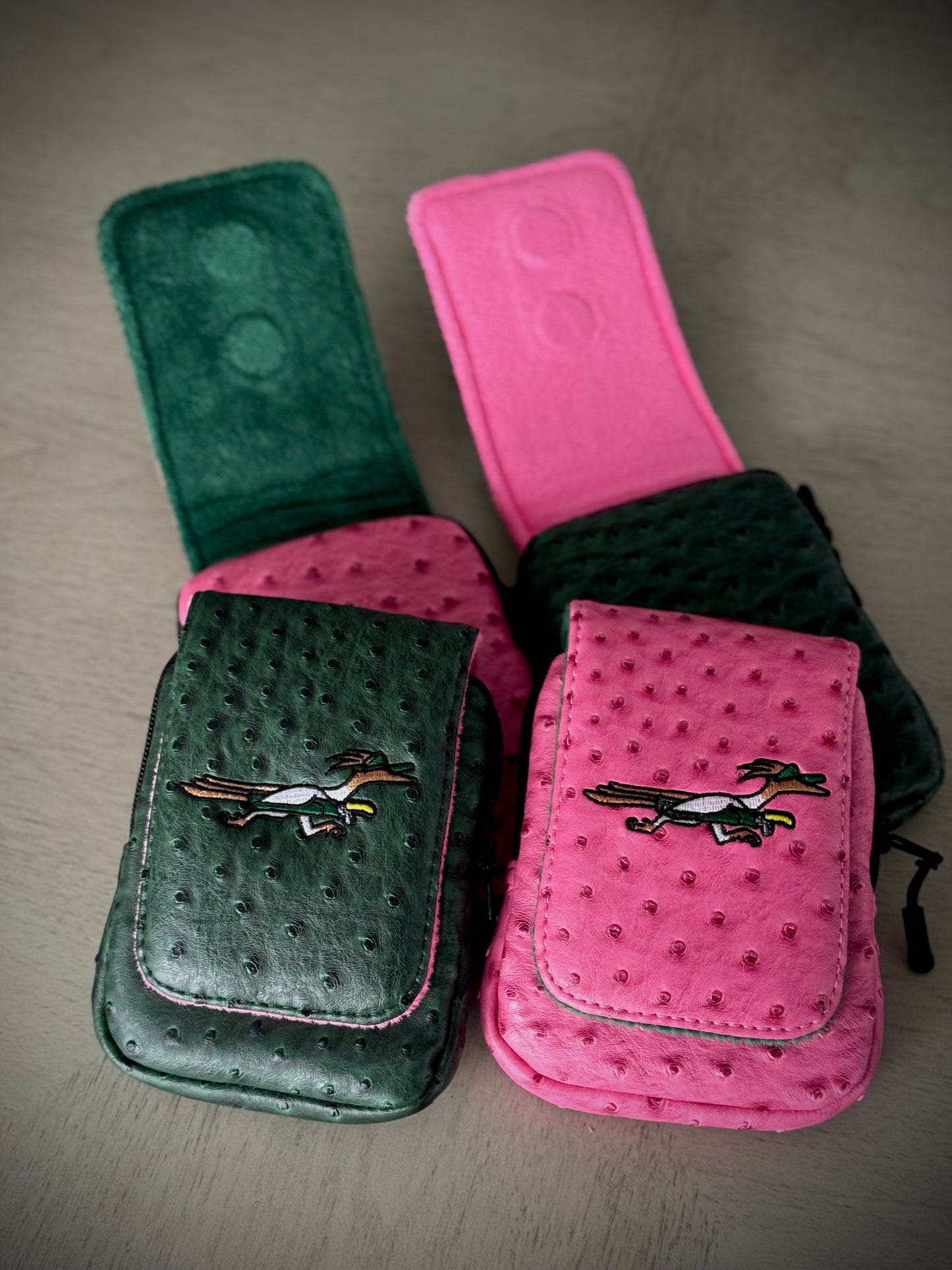 Beep! Range Finder Case - Caddie bib logo