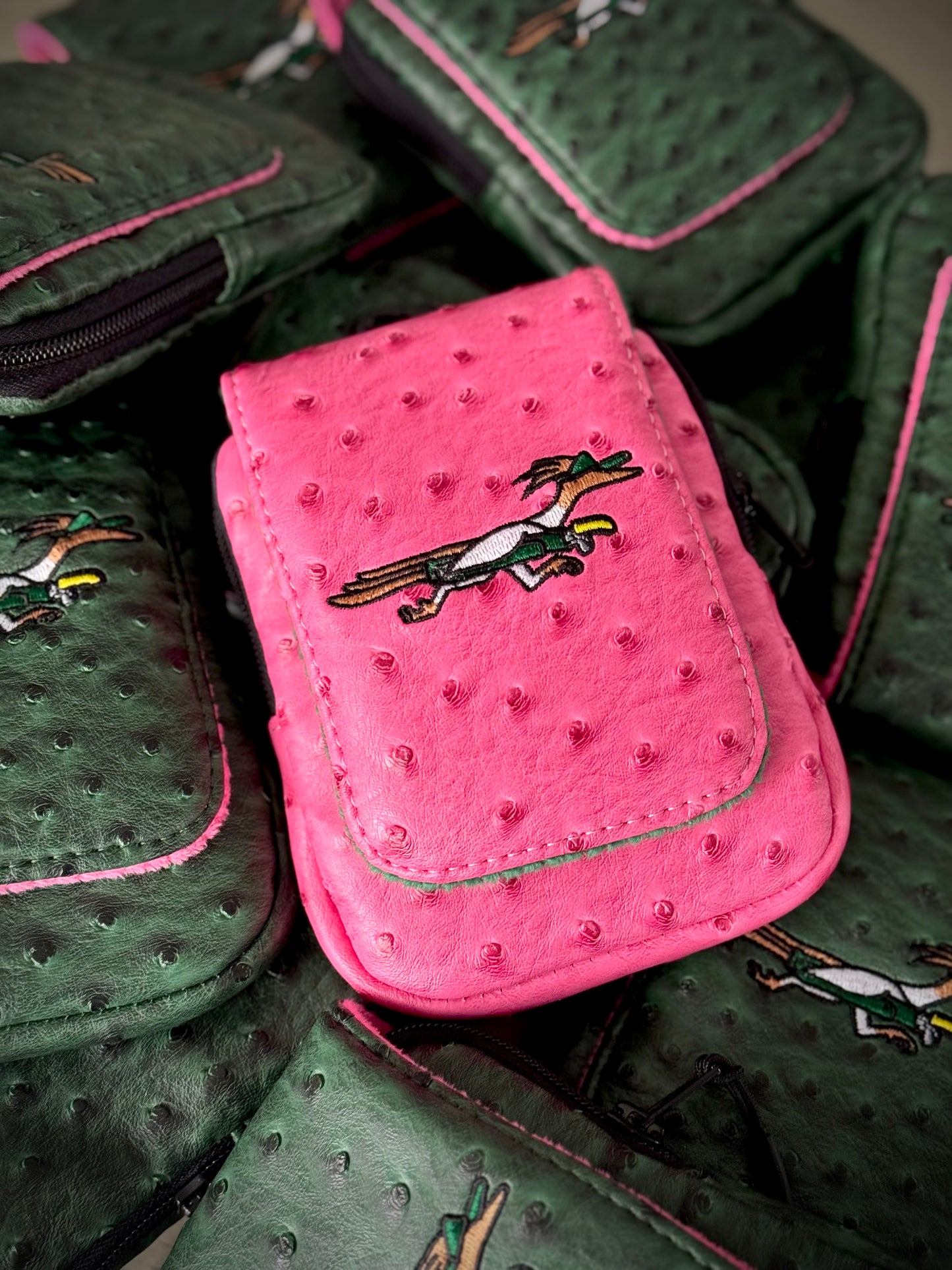 Beep! Range Finder Case - Caddie bib logo
